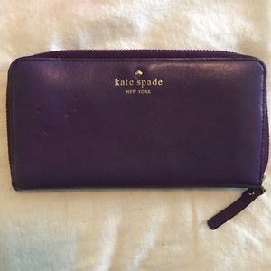 Purple Kate Spade Wallet